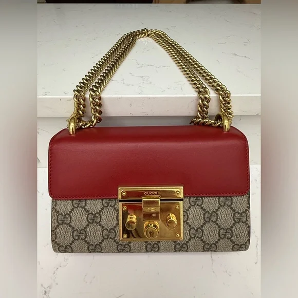 Gucci Padlock - Monogram canvas with Red & Pink accents - Picture 2 of 14